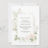 リリーの結婚後ランチ会 招待状 (裏面)