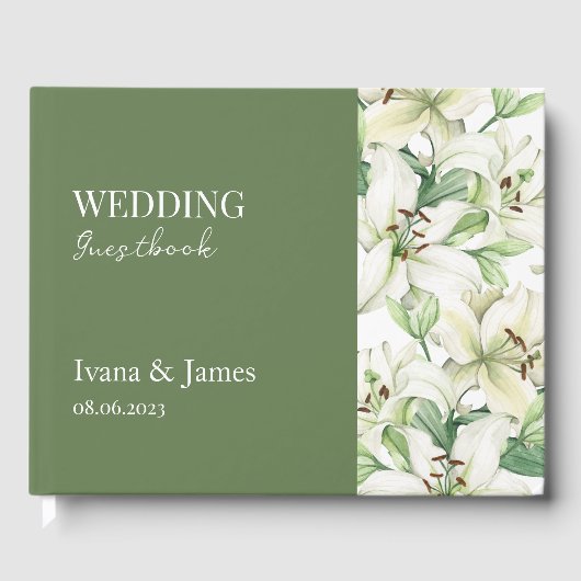 リリーの花開く優雅さ ゲストブック (正面)