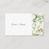 リリーの花開く優雅さ プレイスカード (正面)