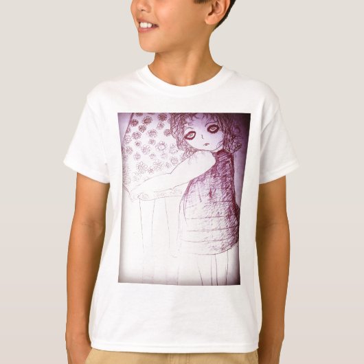 リリーは小さな女の子 Tシャツ (正面)