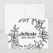 リリーは従順ではない – はがき (正面/裏面)