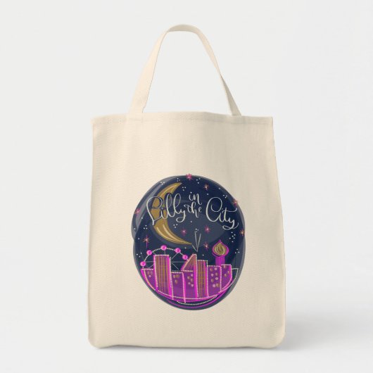 リリーインザシティロゴトートバッグ トートバッグ (正面)