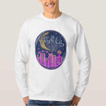 リリーインザシティロゴ長袖Tシャツ