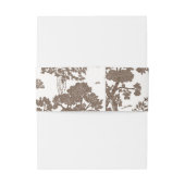 リリーエレガントモカ結婚ブラウン 招待状ベリーバンド (裏面例)