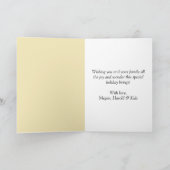 リリーエレガント·フラワーズ·ファイト·ラブ·イースター·グリーティング シーズンカード (内部)