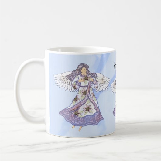 リリーエンジェルマグ コーヒーマグカップ (左)