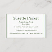 リリーオブザバレーイベントプランナー 名刺 (裏面)