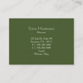 リリーオブザバレースパサロン 名刺 (裏面)