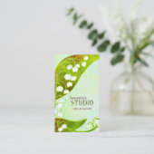 リリーオブザバレースパ&サロン 名刺 (スタンド正面)