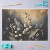 リリーオブザバレーデコページティッシュペーパー 薄葉紙 (クラフト)