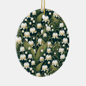 リリーオブザバレーハートリース セラミックオーナメント (右)