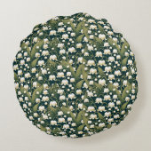 リリーオブザバレーハートリース ラウンドクッション (裏面)