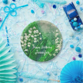 リリーオブザバレーパーソナライズされた紙プレート ペーパープレート (パーティー)