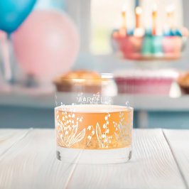 リリーオブザバレーフローラ名前をカスタムする ウイスキーグラス