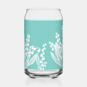 リリーオブザバレーフローラ名前をカスタムする ガラス缶 (左)