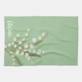 リリーオブザバレーフローラ キッチンタオル (横)