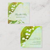 リリーオブザバレーフローラ スクエア名刺 (正面/裏面)