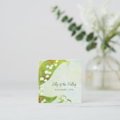 リリーオブザバレーフローラ スクエア名刺 (スタンド正面)