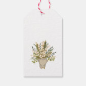 リリーオブザバレーブーケブライダルシャワー ギフトタグ (裏面)