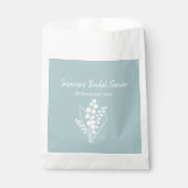 リリーオブザバレーブーケブライダルシャワー フェイバーバッグ (正面)