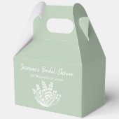 リリーオブザバレーブーケブライダルシャワー フェイバーボックス (正面)