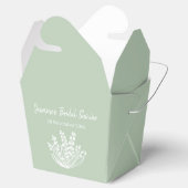 リリーオブザバレーブーケブライダルシャワー フェイバーボックス (オープン)