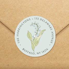 リリーオブザバレーメイセージフローラ差出人住所 ラウンドシール