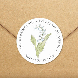 リリーオブザバレーメイフローラ差出人住所 ラウンドシール