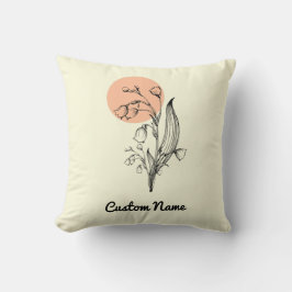 リリーオブザバレーメイ誕生月花 クッション