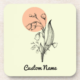 リリーオブザバレーメイ誕生月花 コースター