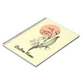 リリーオブザバレーメイ誕生月花 ノートブック (左側)