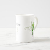 リリーオブザバレーメイ誕生花 ボーンチャイナマグカップ (正面右)