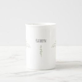 リリーオブザバレーメイ誕生花 ボーンチャイナマグカップ