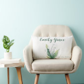 リリーオブザバレーメイ誕生花 ランバークッション (椅子)