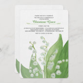 リリーオブザバレー招待状 招待状 (正面/裏面)