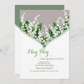 リリーオブザバレー招待状 招待状 (正面/裏面)