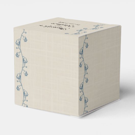 リリーオブザバレー結婚式の引き出物ボックス フェイバーボックス (裏面サイド)