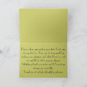 リリーオブザバレー結婚式招待状 カード (内部)