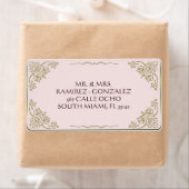 リリーオブザバレー – 住所 シール 空白の (インサイチュ)