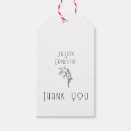 リリーオブバレーコレクション || ホワイトカスタム ギフトタグ