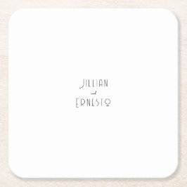 リリーオブバレーコレクション || ホワイトカスタム スクエアペーパーコースター