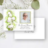 リリーオブバレーフラワーズ葬儀記念悔やみや弔慰 サンキューカード