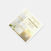 リリーキャンドル葬儀記念館 スタンダードカクテルナプキン (角)