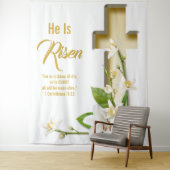 リリークロススクリプトイースター教会バックドロップ タペストリー (インサイチュ)