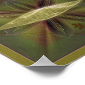 リリーココンネスト抽象芸術アート ポスター (角)