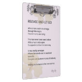 リリースと手放す – 自己愛の詩 クリップボード (右)