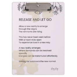 リリースと手放す – 自己愛の詩 クリップボード