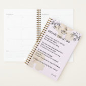 リリースと手放す – 自己愛の詩 プランナー手帳 (ディスプレー)