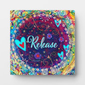 リリースハートフローラ感動的イーゼル フォトプラーク (正面)