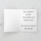 リリース前の誕生日がジェイクを願う サンキューカード (内部)